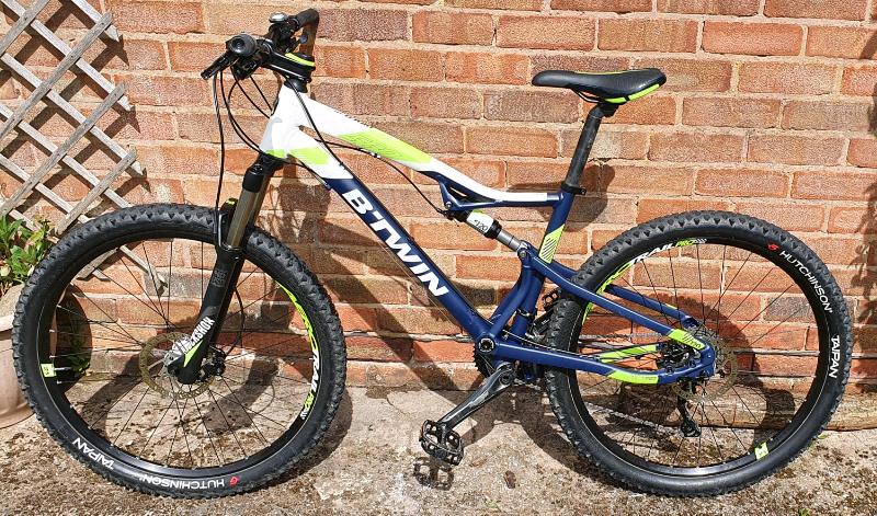 btwin rockrider 560s full suspension mountain bike